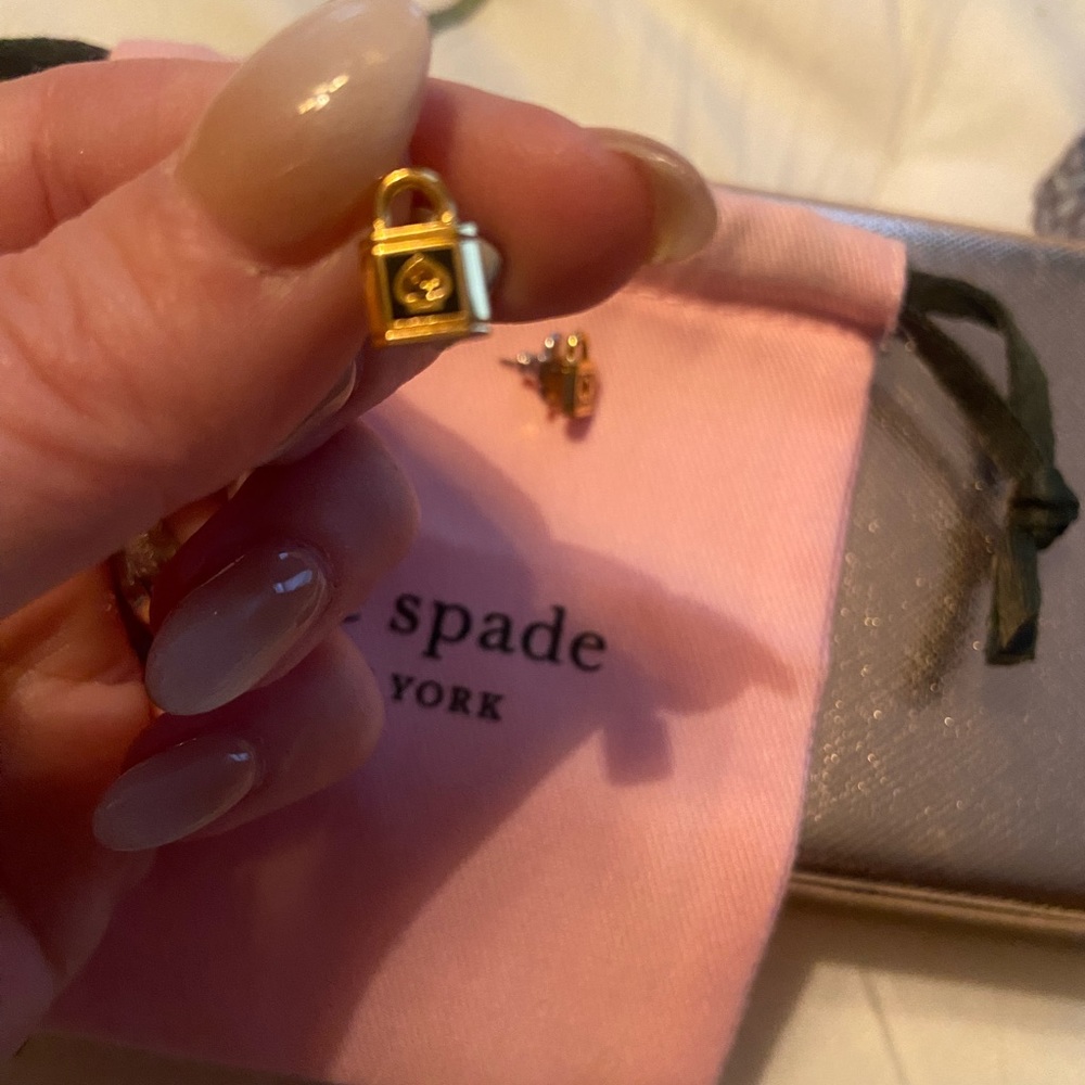 Kate Spade locket earrings